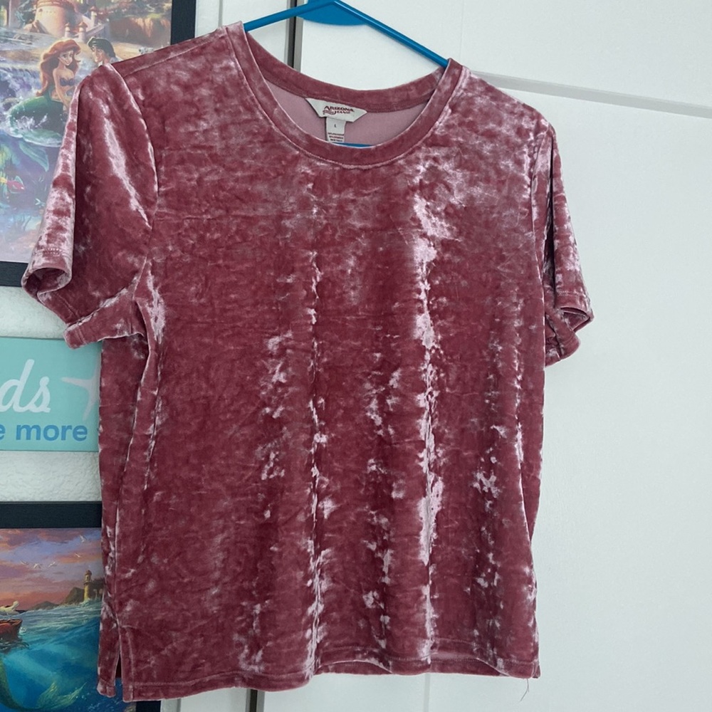 Velvet pink shirt